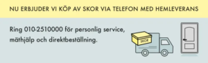Nu kan du beställa hem dina skor – online eller via telefon! 3