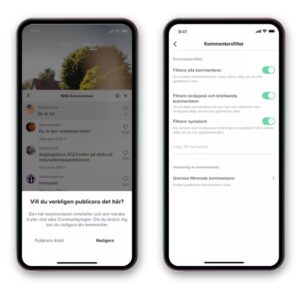 TikTok lanserar nya funktioner för att motverka mobbing TikTok lanserar nya funktioner för att motverka mobbing
