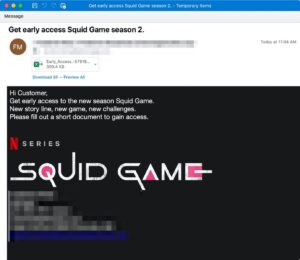 Squid Game utnyttjas i omfattande cyberattack – utlovar tillgång till säsong 2