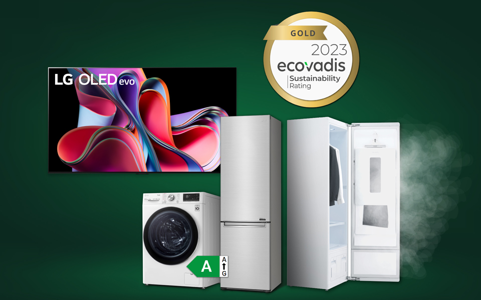 Med hållbarhet i fokus: LG får guld av EcoVadis Med hållbarhet i fokus: LG får guld av EcoVadis