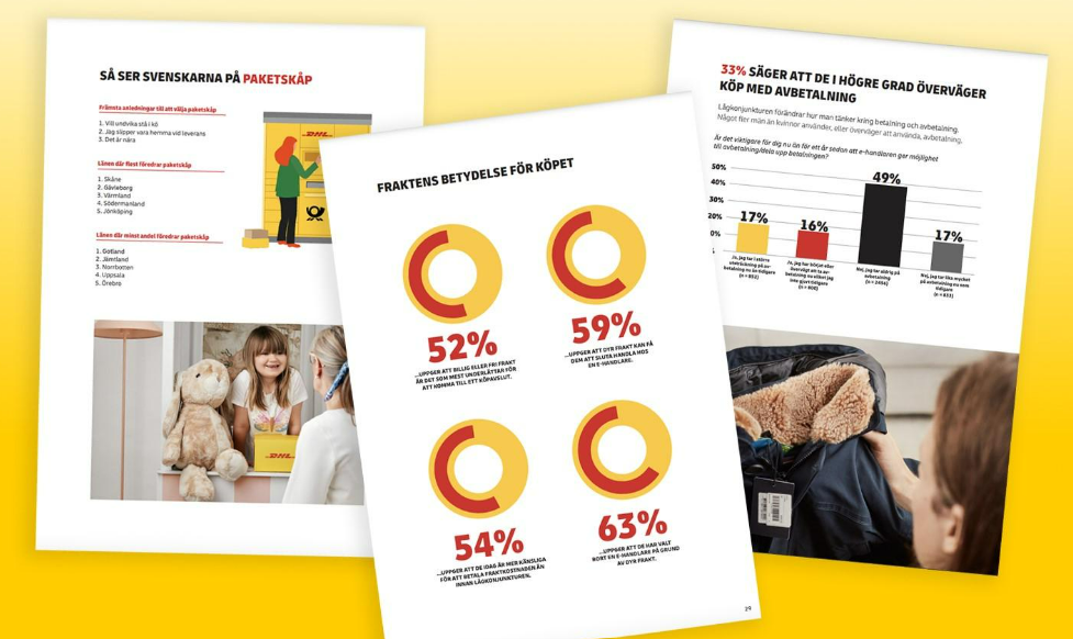 DHL släpper E-handelskollen 2023 - en rapport om e-handelskonsumtion, kundlojalitet, pris och fraktalternativ DHL släpper E-handelskollen 2023 - en rapport om e-handelskonsumtion, kundlojalitet, pris och fraktalternativ