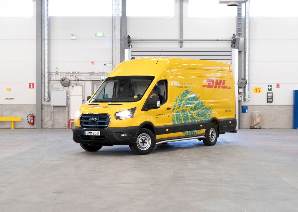 DHL Express satsar på elektriska leveranser med helt elektriska Ford E-Transit DHL Express satsar på elektriska leveranser med helt elektriska Ford E-Transit