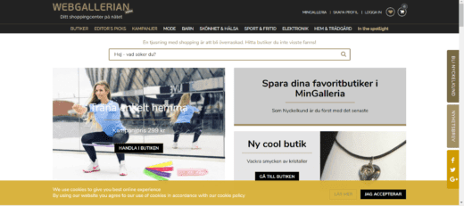 Lansering av nya Webgallerian