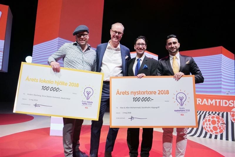 eHälsa- och knäckebrödsföretag vinnare av ICAs Entreprenörspris
