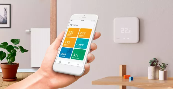 Nya tado° V3+ Smart Thermostat för ett hälsosamt klimat i hemmet