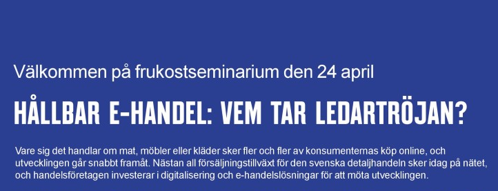 Hållbar e-handel: vem tar ledartröjan?