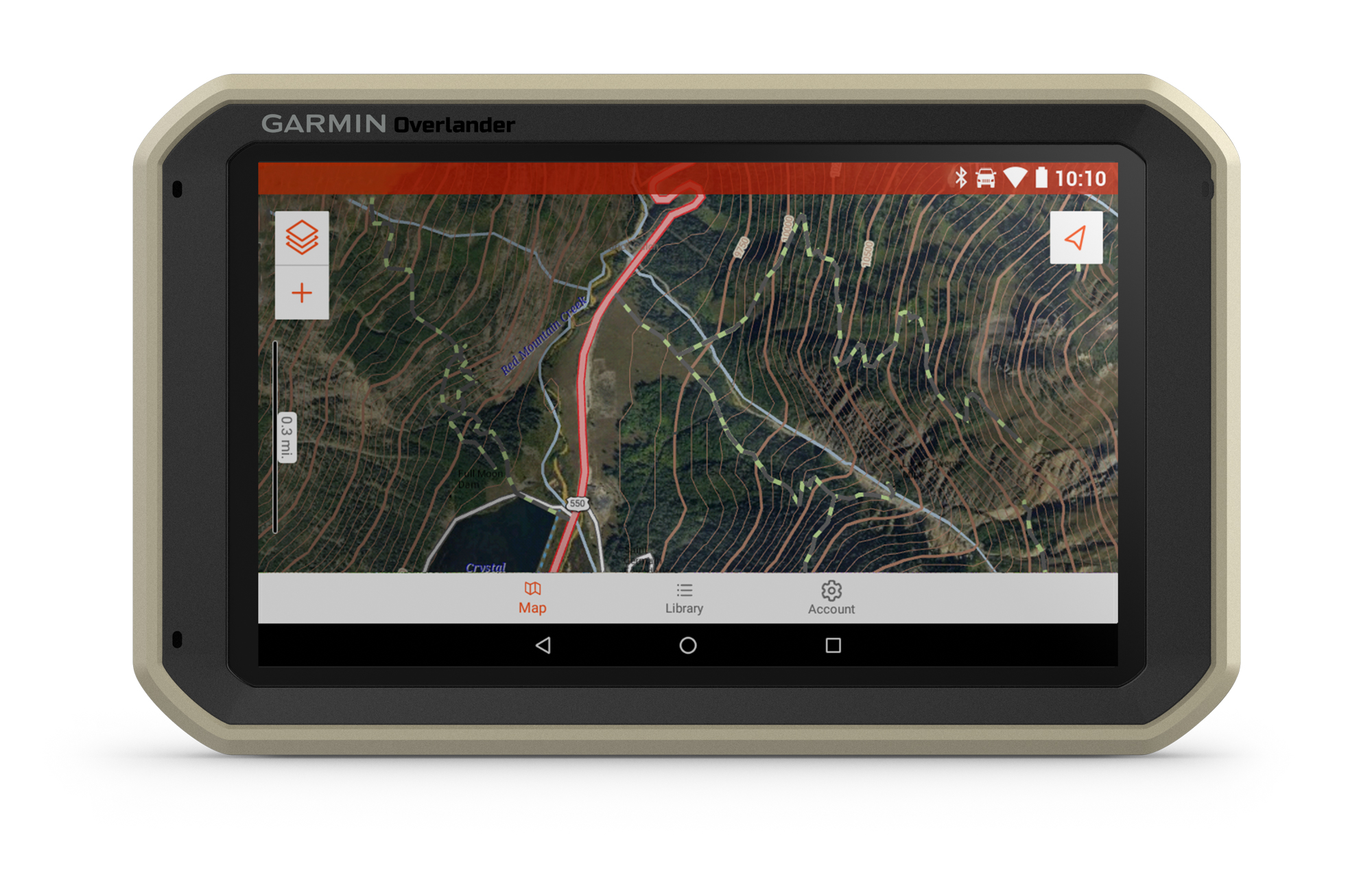 Utforska fler områden med Garmin Overlander En helt ny navigeringsupplevelse för äventyrsresenärer