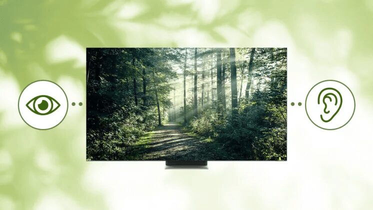 Samsung satsar på TV-upplevelser för alla – lanserar funktioner som underlättar vid syn- och hörselnedsättning