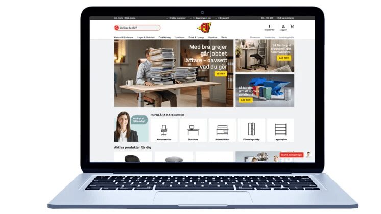 AJ Produkter och Avensia lanserar framtidens B2B e-handelssite