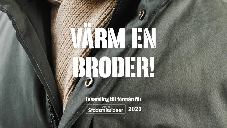 Brothers hjälper Stadsmissionen att hjälpa, genom kampanjen ”Värm en broder”