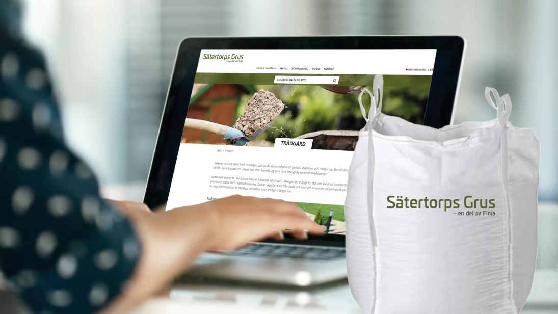 Sätertorps Grus lanserar e-handel