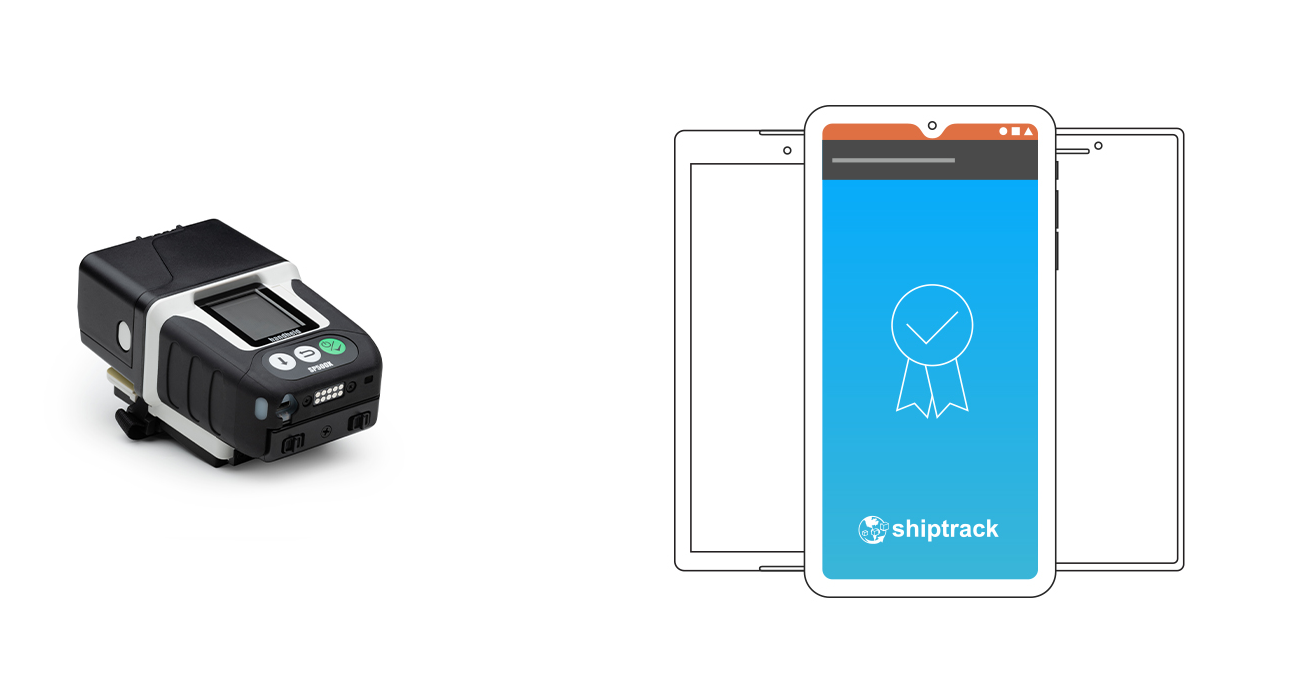 Descartes lösning ShipTrack certifieras för användning med Handhelds kroppsburna SP500X ScanPrinter