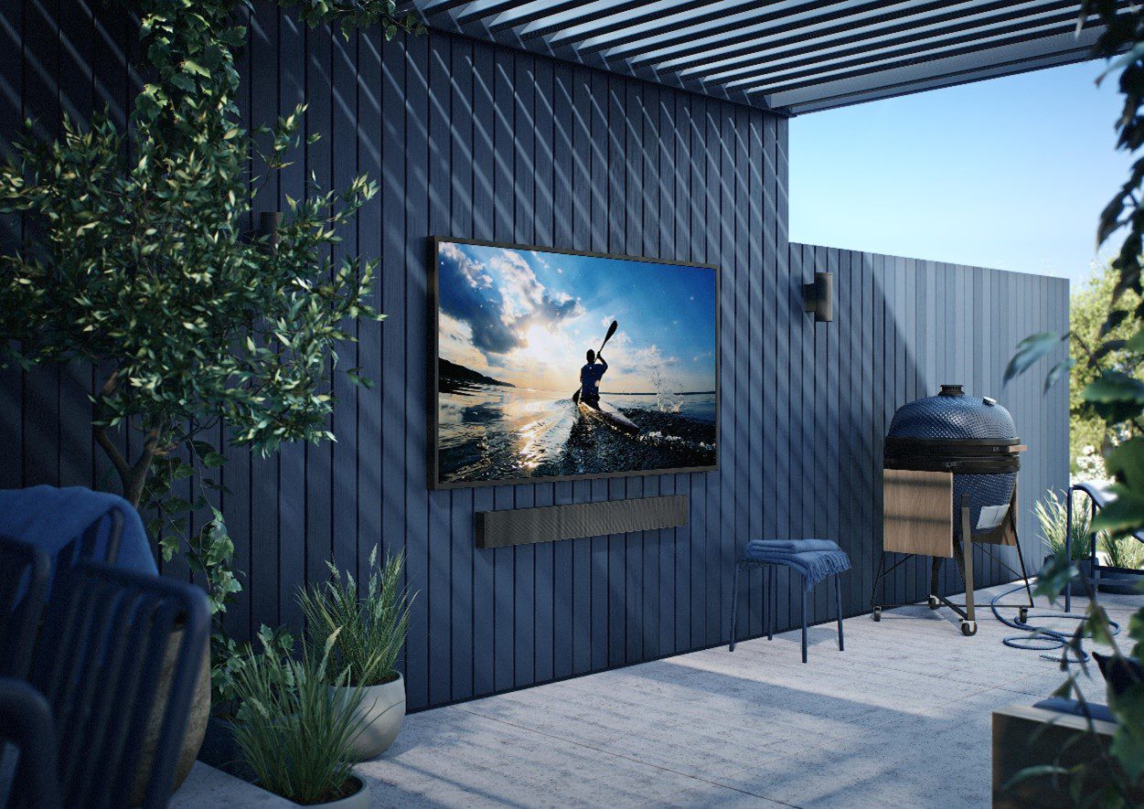 Mer tv-tittande med familj och vänner med Samsungs utomhus-tv The Terrace