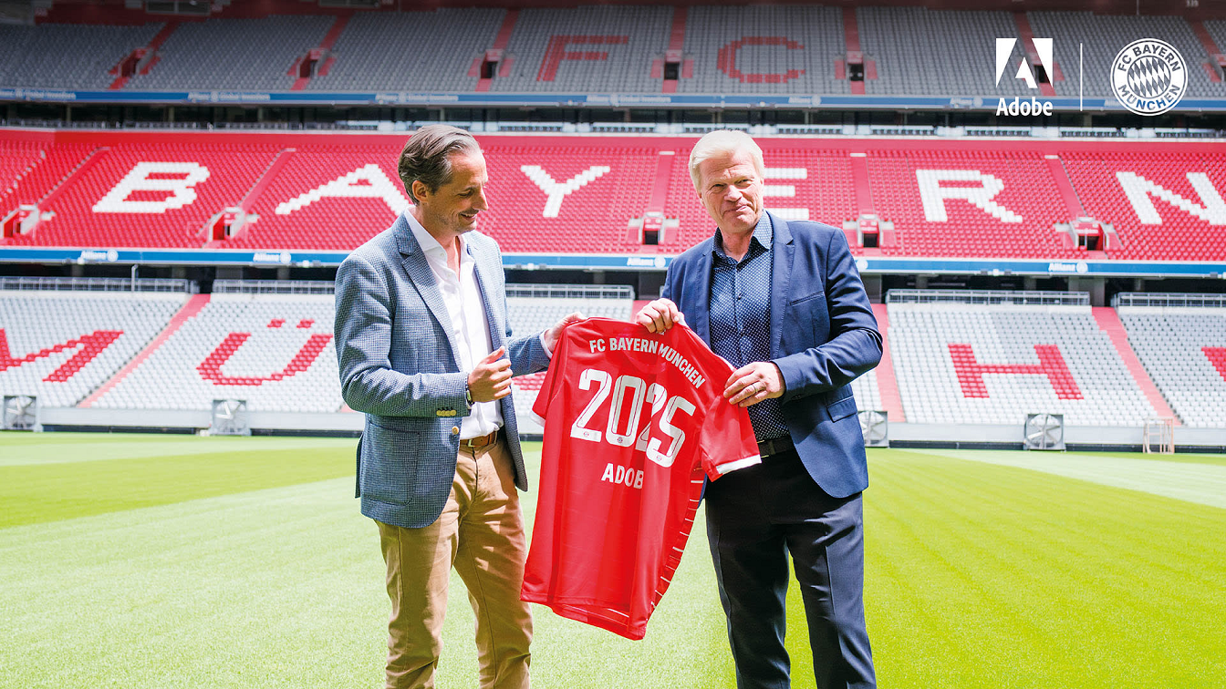 Bayern München och Adobe inleder samarbete – skapar nästa generations upplevelser för fans
