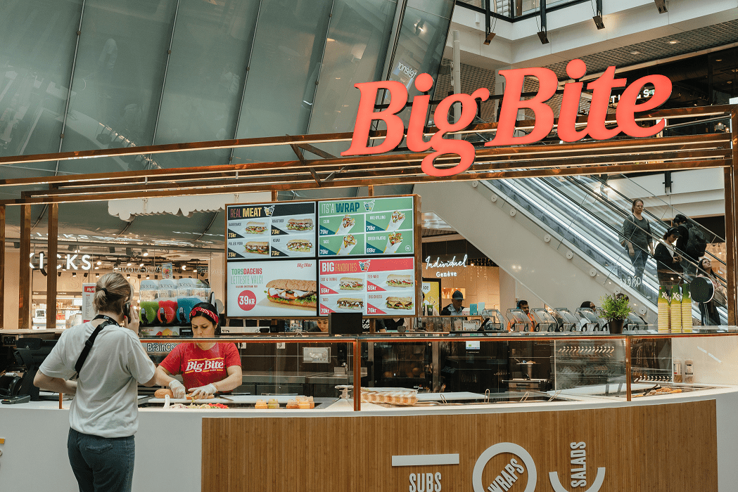 Visual Art digitaliserar Bitastads restaurangkedjor – BigBite först ut
