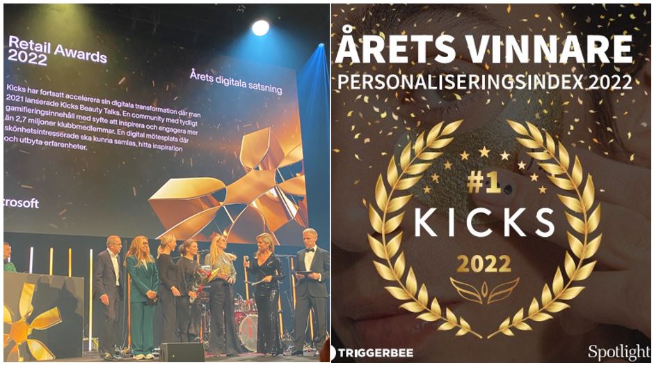 Prisregn över KICKS digitala satsningar